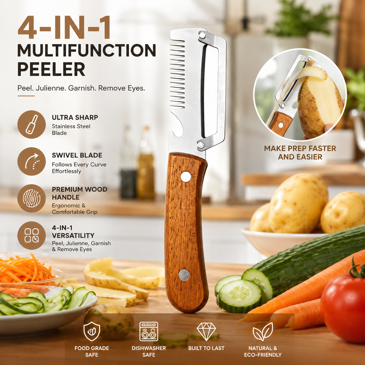 š„Multi-Functional Vegetable Peeler for Kitchen