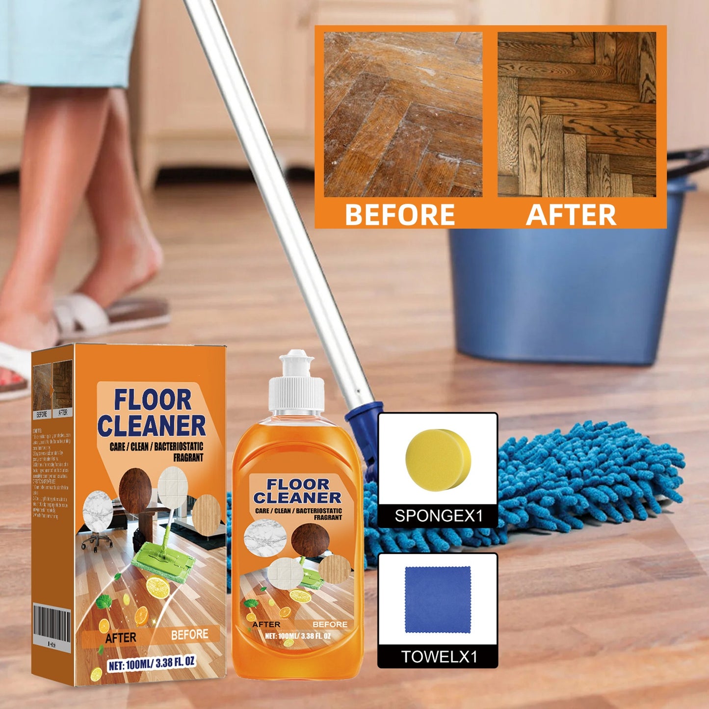 🔥Multi-purpose Floor Cleaner