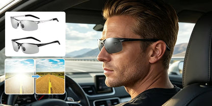 Photochromic Sunglasses with Anti-glare Polarized Lens