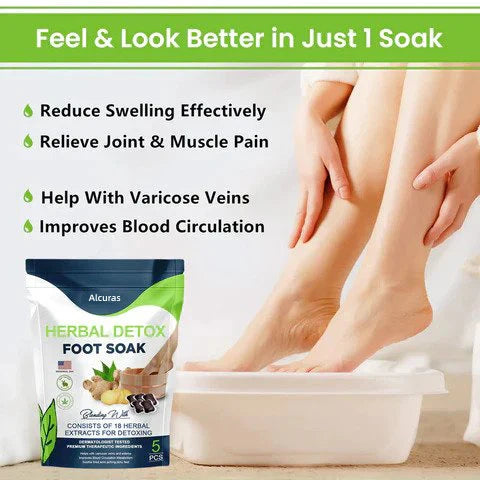 Alcuras™ PRO Herbal Detox Foot Soak Beads