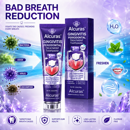 Alcuras® Gingivitis Periodontal Treatment Toothpaste