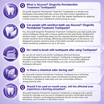 Alcuras® Gingivitis Periodontal Treatment Toothpaste