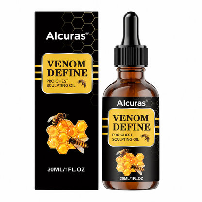 MEN’S CHEST-CONTOUR UPGRADE💪 Alcuras® VenomDefine Pro Chest Sculpting Oil 🐝 Daily Bee Venom Support for a Firmer-Looking, More Defined Chest