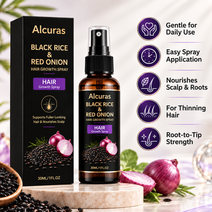 Alcuras® BlackRice HairAge Renewal Serum
