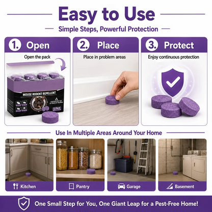 12-Pack Rodent Repellent Balls for Home Kitchen Effective Pest Control Solution