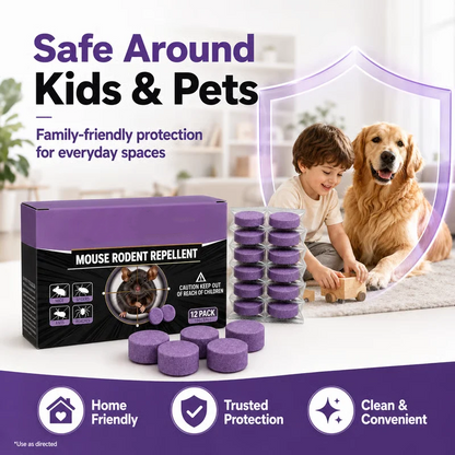 12-Pack Rodent Repellent Balls for Home Kitchen Effective Pest Control Solution